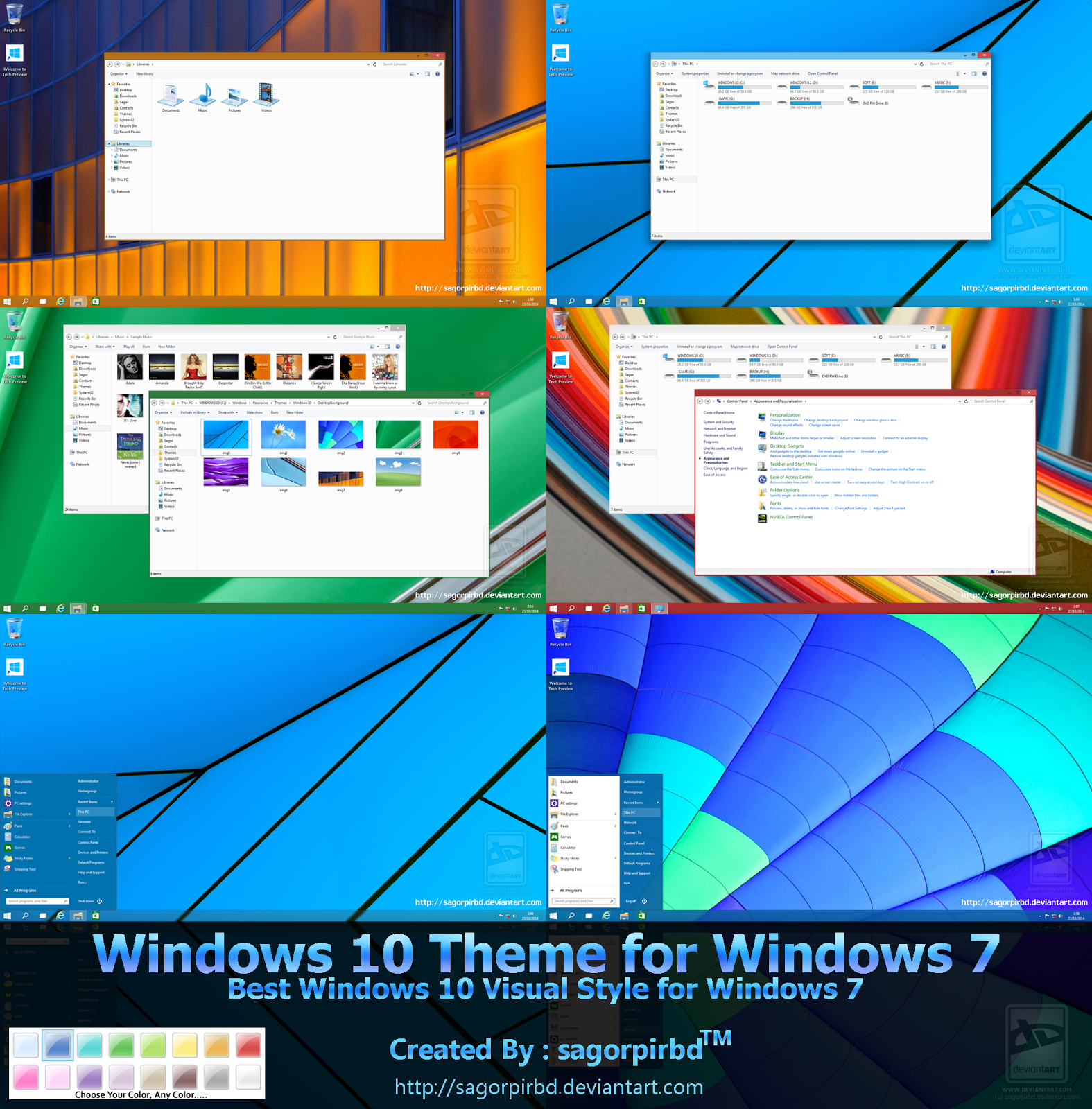 windows 10 windows 7 theme